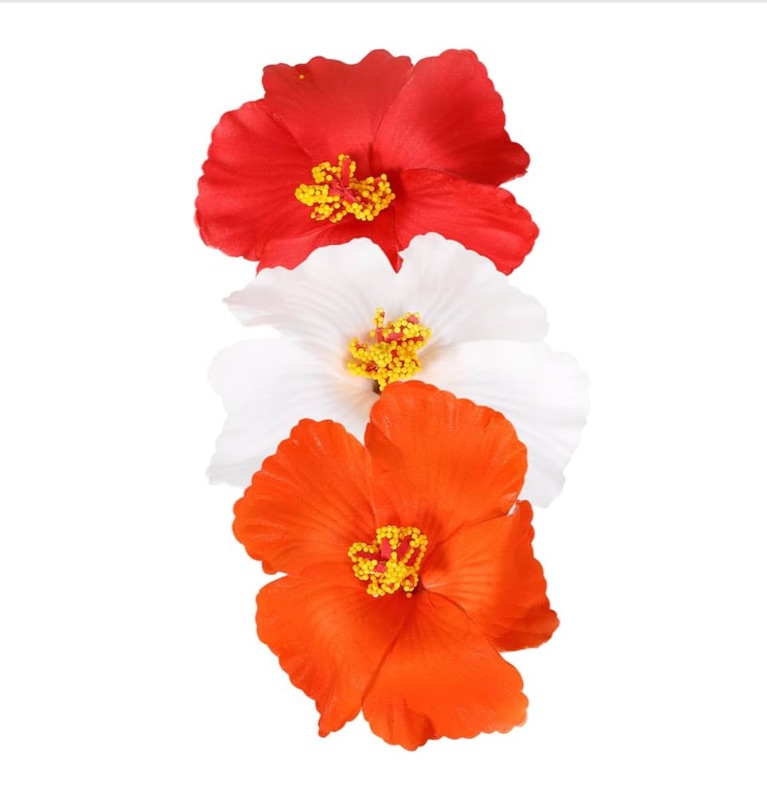 Photo 1 of FRCOLOR 3pcs Bohemian Flower Hair Clip Vibrant Simulated Floral Hair for Ages for Parties and Everyday Styles