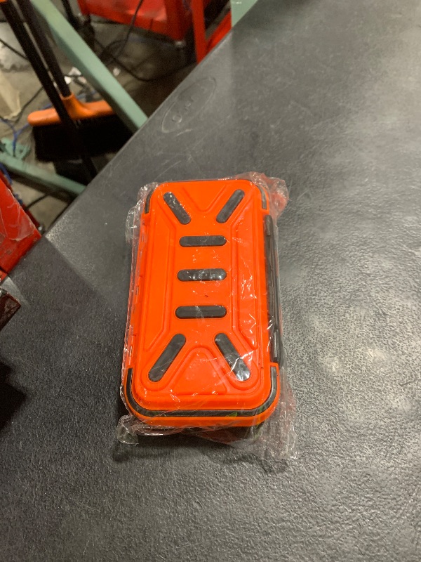 Photo 1 of Milepetus Waterproof Fishing Lure Box Spoon Hooks Baits Storage Tackle Box Containers for Casting Fishing Fly Fishing,Large/Medium/Small Lure Case Available (Orange-Medium)