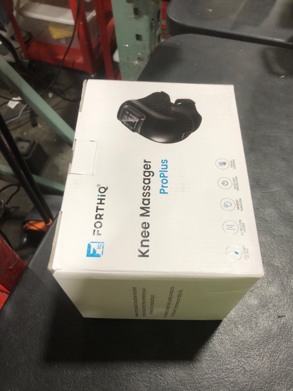 Photo 1 of FORTHiQ Knee Massager Pro+ with Heat, Red Light and Vibration, 6-in-1, Dual-Wavelength - Cordless, Portable, Adjustable Straps, Easy to Use, Saves Your Settings