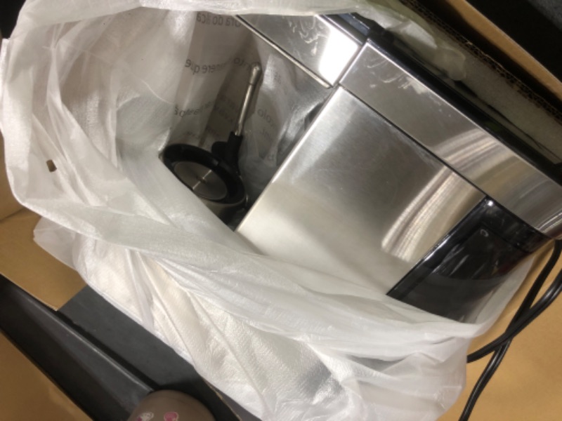 Photo 1 of CASABREWS CM5418 Espresso Machine 20 Bar, Compact Espresso Maker with Steam Milk Frother, Stainless Steel Coffee Machine with 34oz Removable Water Tank for Cappuccino, Latte, Silver