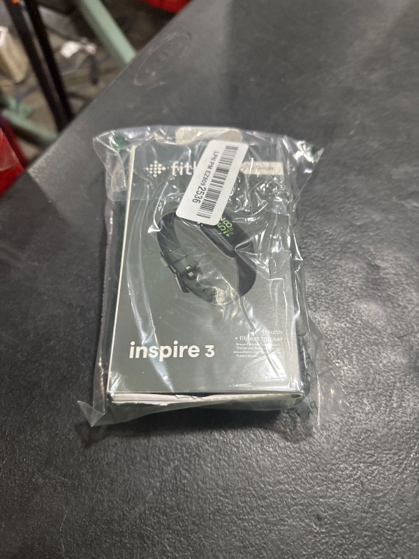 Photo 1 of Fitbit Inspire 3 Health &-Fitness-Tracker with Stress Management, Workout Intensity, Sleep Tracking, 24/7 Heart Rate and more, Midnight Zen/Black One Size (S & L Bands Included)