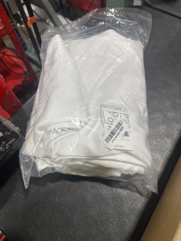 Photo 1 of NICETOWN Draperies Curtains Panels, Blocking Out 50% Sunlight Window Treatment Curtains, Small Window Drapes for Bedroom (2 Panels, 55 by 68, White)
