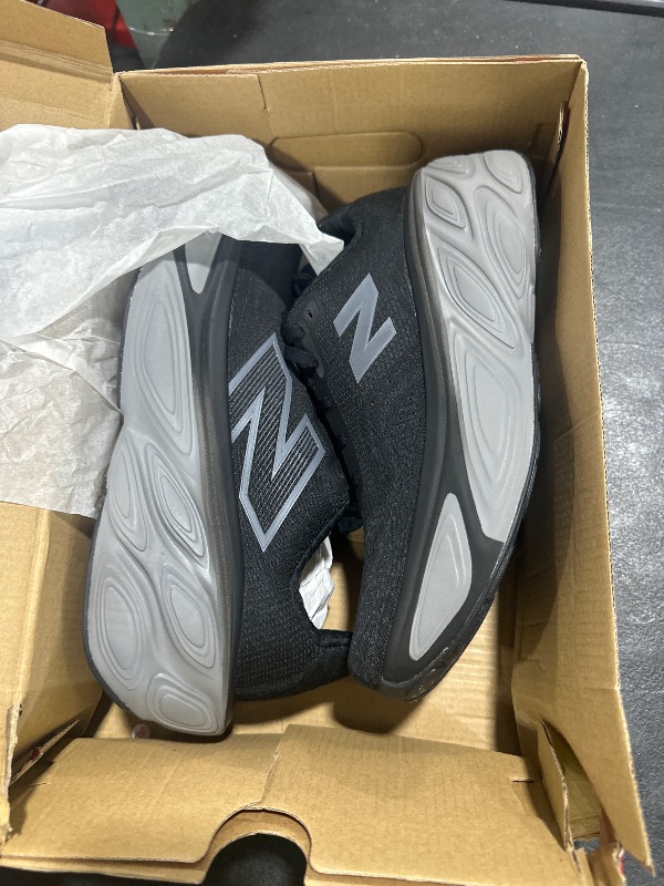 Photo 1 of New Balance Men's Fresh Foam X More V5 Running Shoe, Black/Linen/Silver Metallic, 9