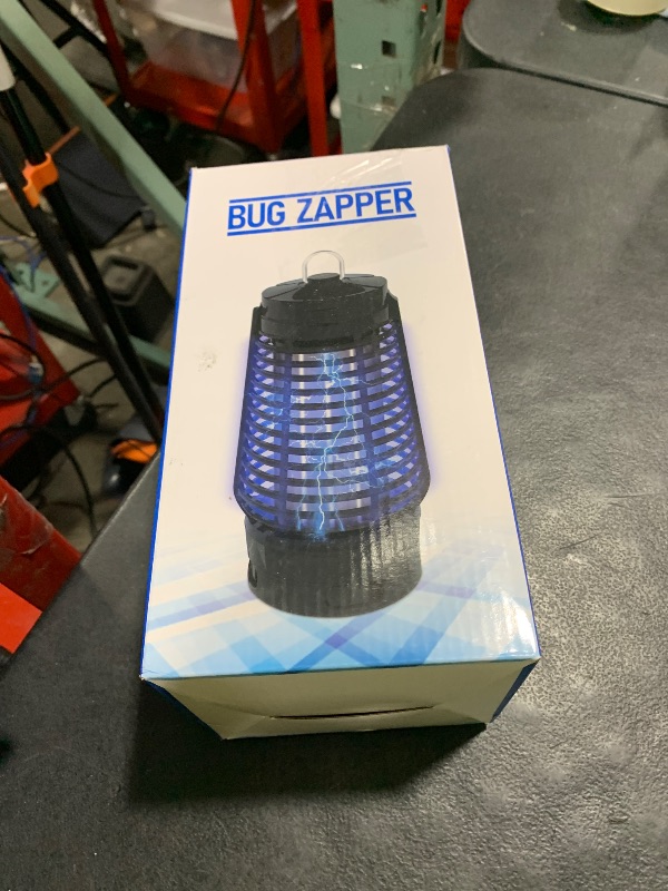 Photo 1 of Phosooy Electric Bug Zapper, 2500V Plug-in Mosquito Trap with Replaceable Sticky Pads & Lamp Tube, 365nm Lighted Hanging Insects Killer Attracting Moths, Gnats, Flies IPX4 for Indoor Outdoor Use