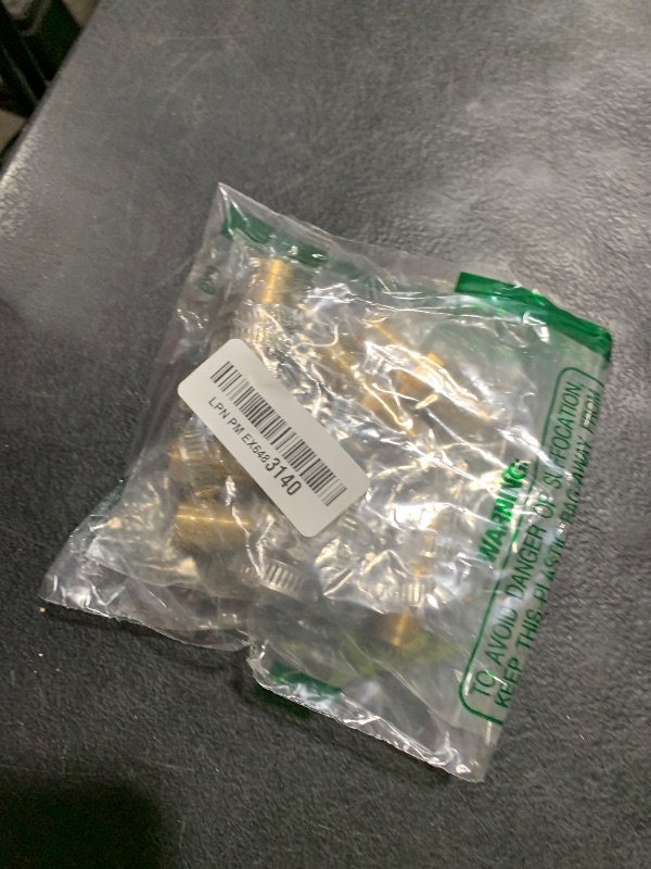 Photo 1 of 6 Pack Garden Hose Repair Connector with Stainless Steel Clamps, 5/8 Inch Aluminium Garden Hose Repair Kit