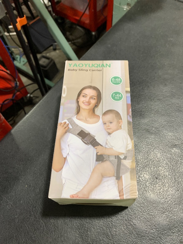 Photo 1 of Easy to Wear Baby Sling Carrier - Compact Toddler Carrier with Adjustable Strap, Soft Padding, Non-Slip Hip Seat for Infants and Toddlers (7-44 LBS, 6-48 Months)
