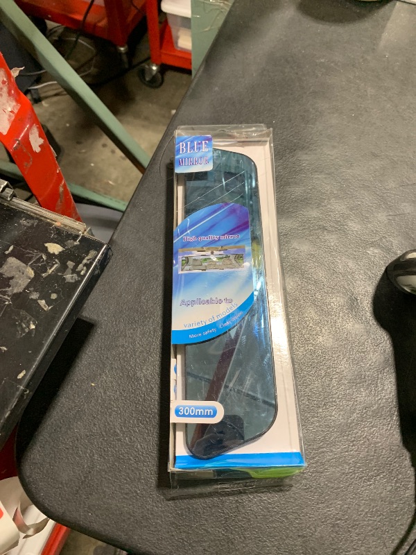 Photo 1 of LivTee Anti Glare Rear View Mirror 12.4''(312mm), Wide Angle Panoramic Convex Curve Rearview Mirror Clip on Original Mirror to Eliminate Blind Spot and Antiglare for Cars SUV Trucks