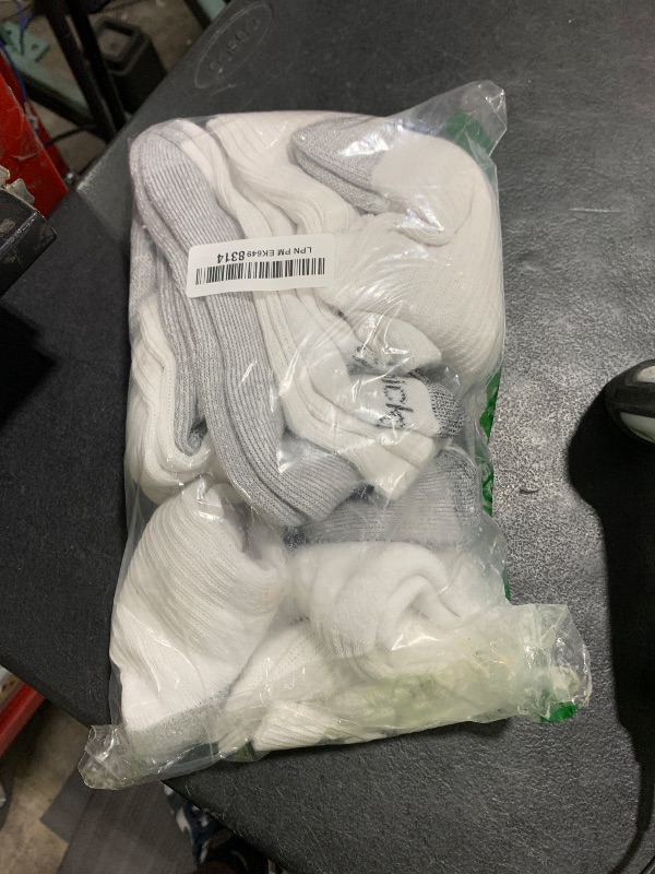 Photo 1 of Dickies Men's Dri-Tech Original Moisture Control Crew Socks, Available in M-XXL (6, 12, 18 Pairs), White (6 Pairs), X-Large