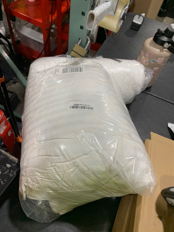 Photo 1 of Beckham Hotel Collection Queen/Standard Size Memory Foam (Adjustable Fill) Bed Pillows Set of 2 - Cooling Shredded Foam Pillow for Back, Stomach or Side Sleepers