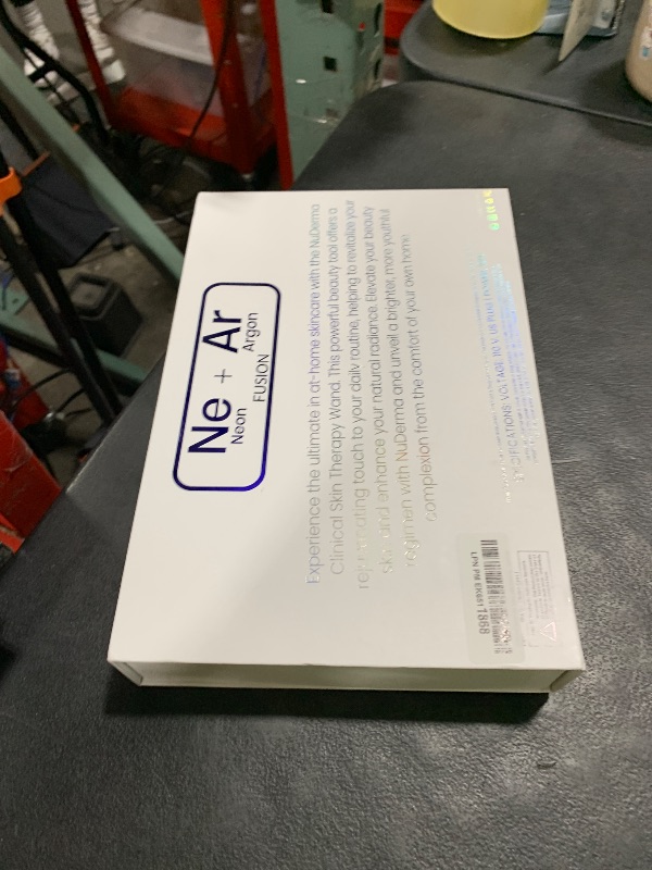 Photo 1 of NuDerma Clinical Skin Therapy Wand - Portable Skin Therapy Machine w 6 Fusion Neon + Argon Wands – Anti Aging - Clarifying - Skin Tightening & Radiance - Wrinkle Reducing