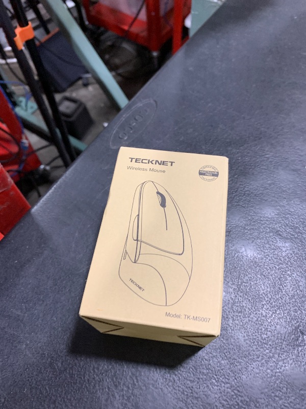 Photo 1 of TECKNET Ergonomic Mouse, Wireless Bluetooth Vertical Mouse, 4800 DPI Optical Tracking, 6 Adjustable DPI, Quiet Clicks, 2.4GHz with USB A Receiver, 12 Months Battery, 6 Buttons, Wide Compatibility