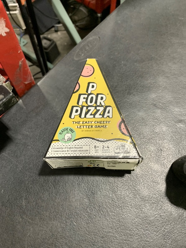 Photo 1 of Big Potato P for Pizza: Build a Giant Pizza Slice Before Anyone Else Family Word Travel Game Great for Adults and Kids | Perfect for Vacations and Camping