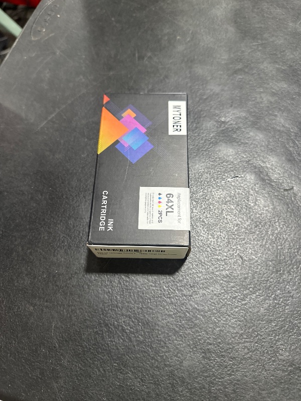 Photo 1 of MYTONER 64XL Ink Cartridge Black/Color Combo Pack Remanufactured Replacement for HP Ink 64 HP 64XL Ink for Envy Photo 7855 7858 7100 7155 7120 6252 7800 7158 Tango Series Printer 2 Pack