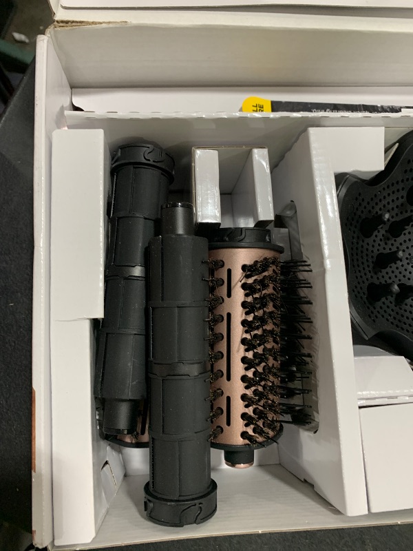 Photo 1 of Shark Hair Dryer | FlexStyle Hair Styling System | Portable & Powerful Blow Dryer Brush | Hair Curler & Volumizer | 6 Styling Tools Included | Best for All Hair Types | Black | HD440BK