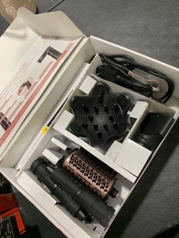 Photo 1 of Shark Hair Dryer | FlexStyle Hair Styling System | Portable & Powerful Blow Dryer Brush | Hair Curler & Volumizer | 6 Styling Tools Included | Best for All Hair Types | Black | HD440BK