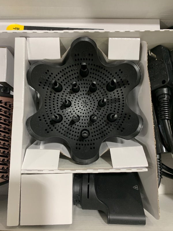 Photo 1 of Shark Hair Dryer | FlexStyle Hair Styling System | Portable & Powerful Blow Dryer Brush | Hair Curler & Volumizer | 6 Styling Tools Included | Best for All Hair Types | Black | HD440BK