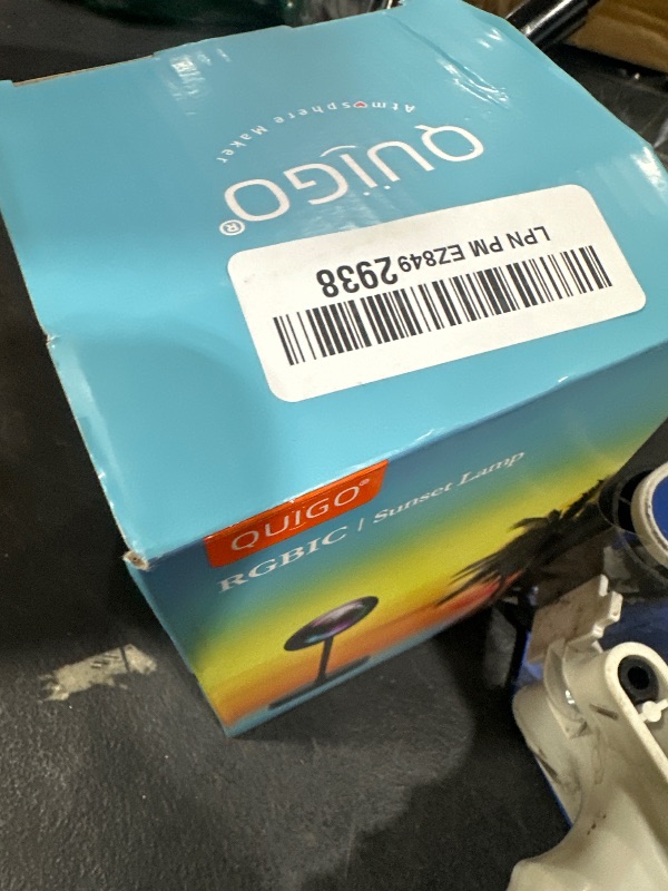 Photo 1 of QUIGO Sunset Lamp Projector Led Lights for Bedroom Night Light RGB Lights Sun Sunlight Sunrise Lamp 10w 360 Rotation Rainbow Projection Room Decor Home Decor Christmas Gifts for Women