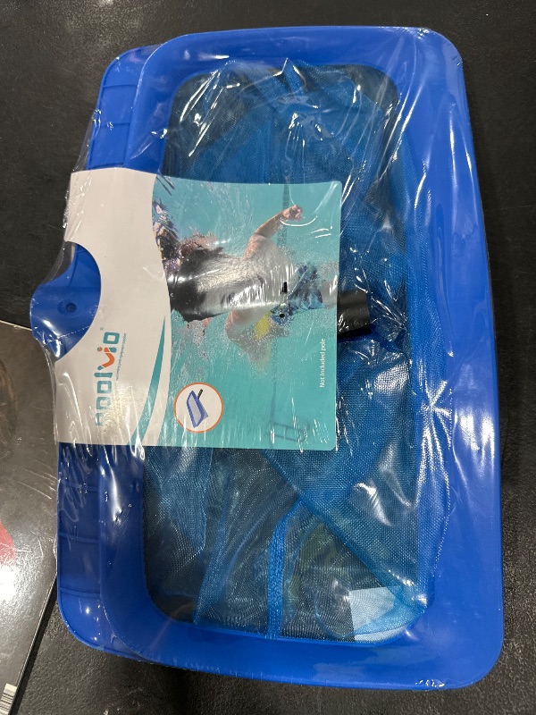 Photo 1 of Sepetrel Pool Net,Professional Swimming Pool Leaf Skimmer Nets for Cleaning with Double-Layer Deep Big Bag,Heavy Duty Aluminum Frame & Handle Rake(Pole Not Included)