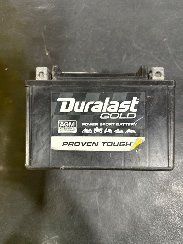 Photo 1 of 2007-2008 Kawasaki Ninja Zx6r Agm Duralast Battery Azx9
