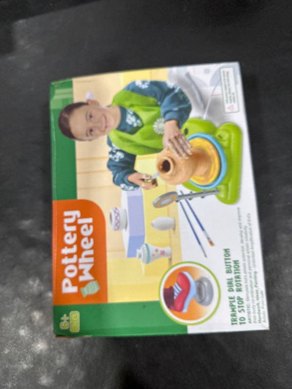 Photo 1 of Pottery Wheel for Kids - Complete Pottery Painting Kit Arts and Crafts for Kids Ages 8-12 with 3 Pack Air Dry Clay Art Supplies Toys for Girls Boy Birthday Gift for 6 7 8 9 10 11 12+
