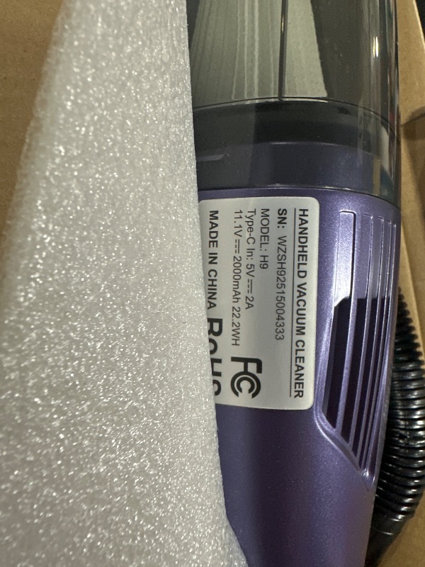 Photo 1 of Bossdan Handheld Vacuum Cordless – Car Vac Portable with 8KPA & Multi Accessories & Low Noise, Lightweight Hand Held Vacuum Cordless Rechargeable for Car/Home/Dust/Pet Hair, Mine Portable Vacuum