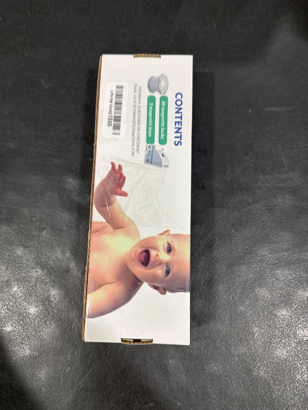 Photo 1 of Eco-Baby Magnetic Cabinet Locks for Babies - Keyless, White, 20 Pack and 3 Keys