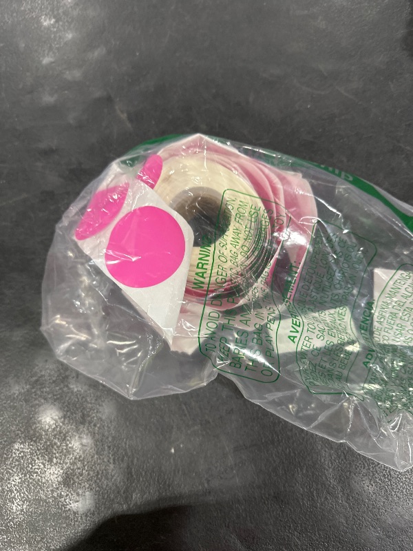 Photo 1 of 2 Inch Color-Code Labels Round Circle Stickers for Color Coding - Fluorescent Pink Christmas Inventory Labels Moving Stickers for Labeling Warehouse Classroom Office Food Service and Medical 500 Pcs