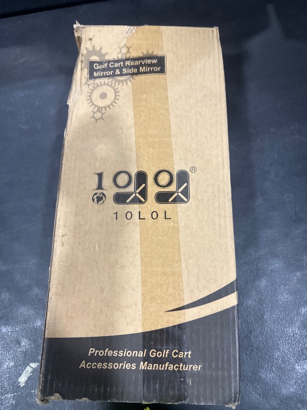 Photo 1 of 10L0L Golf Cart Mirrors Contains Folding Side Mirrors and Rear View Mirror Universal for Yamaha Club Car DS Precedent/EZGO TXT RXV