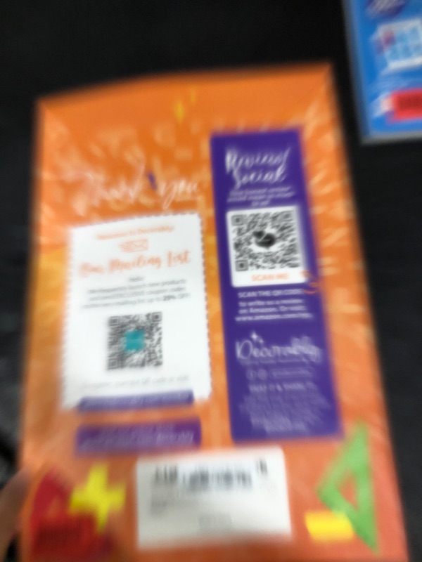 Photo 1 of Decorably 7 Math Posters for Middle School, 11x17in Matte-Laminated Educational Algebra Posters for High School Classroom - Classrooms, Bulletin Boards, Home Study Room