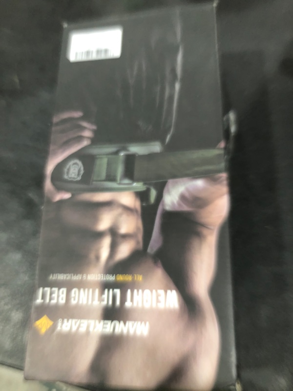 Photo 1 of MANUEKLEAR 2-in-1 Weightlifting Belt & Dip Belt with 36.7 IN Rope, Double-Layer Weight Lifting Belts, Powerlifting Gym Weighted Belt for Pull Up Squat