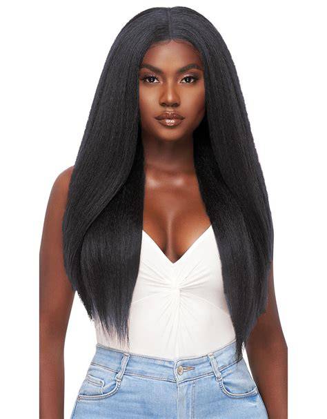 Photo 1 of Outre Lace Front Wig - Perfect Hair Line 13X4 - Swoop Series - Swoop 1 (JET BLACK 1)