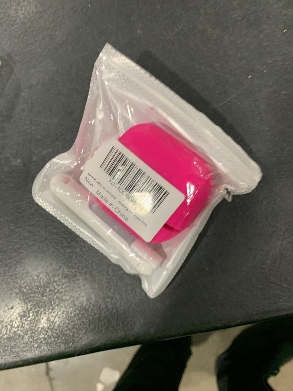 Photo 1 of MHYALUDO for AirPods 4th Generation Case Cover 2024, Military Grade Soft Silicone Shock-Absorbing for AirPods 4 Case with Keychain & Cleaning kit, Rose Pink