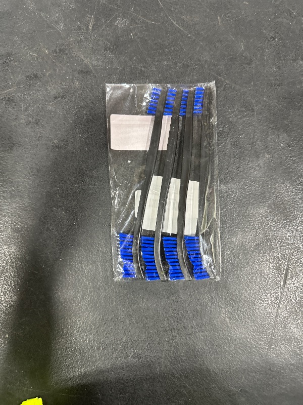 Photo 1 of 4pcs Double Ended Nylon Cleaning Brushes, Small Cleaner Brush Set Multifunctional Mini Gap Detail Cleaning Brush Kit Crevice Tiny Cleaning Tool for Kitchen Jewelry Small Objects