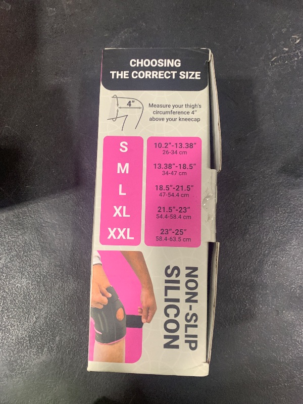 Photo 1 of DR. BRACE ELITE Knee Brace with Side Stabilizers & Patella Gel Pads for Maximum Knee Pain Support and fast recovery for men and women-Please Check How To Size Video (X-Large, Orion)