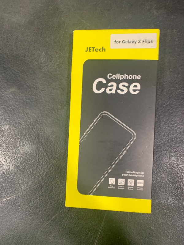 Photo 1 of JETech Case for Galaxy Z Flip 7 FE 2025 / Z Flip 6 2024 with Ring, Hard PC Slim Shockproof Anti-Scratch Protective Phone Cover (Blue)
