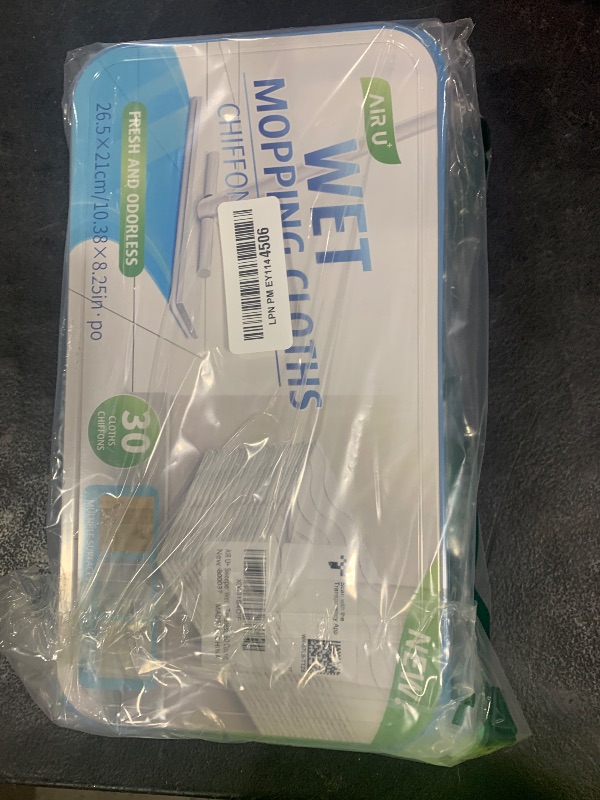 Photo 1 of AIR U+ Upgraded Wet Mop Refills for Swiffer Sweeper Wet Pads, 60 Count
