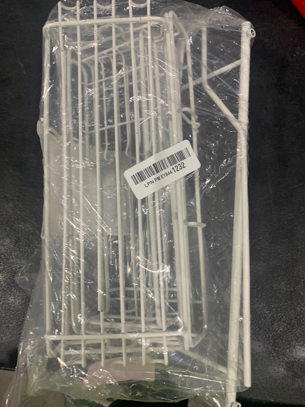 Photo 1 of Shower Caddy Hanging Bathroom Organizer: Over Head Adjustable Rack for Tall Showerhead - Extra Large Storage Shelf for Big Shampoo Bottles with Soap Holder (White)