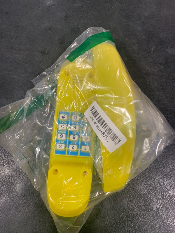 Photo 1 of HAPPYPIE Toy Phone for Kids Swing Set Phone Pretend Phones and Learning Education Phones Plastic Telephone Creative Children Play Phone for Toddlers Baby Cell Phone Playhouse Phone (Yellow)