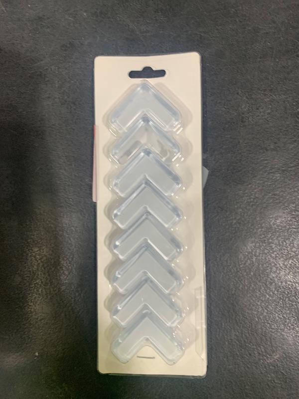 Photo 1 of 8 Pack Corner Protector for Baby, Clear Furniture Corner Guard & Edge Safety Bumpers for Table Edges & Sharp Corners - Baby Proofing (L Shape)