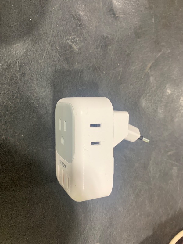 Photo 1 of uropean Plug Adapter USB C, TESSAN US to Europe Adapter