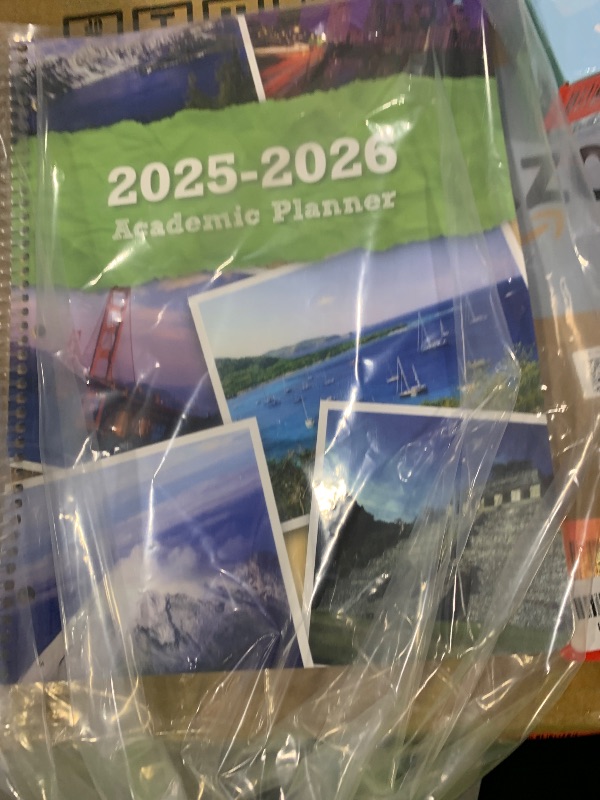 Photo 1 of Dated Middle High School Student Planner 2025-2026 Academic School Year, Large (8.5" by 11") Matrix Style Datebook with Sagamore Cover