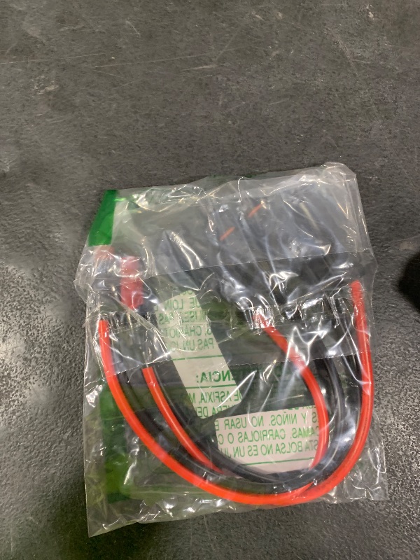 Photo 1 of 10AWG Solar Panel to Anderson Connector Cable 1FT, Solar Extension Cable Compatible with Solar Connector and Anderson Connector for Yeti Portable Power Station, Solar Powered Battery(2PCS)