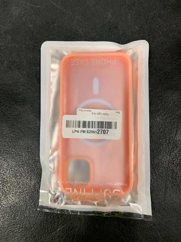Photo 1 of SUPFINE Magnetic for iPhone 11 Phone Case(Compatible with MagSafe)(Military Grade Drop Protection) Translucent Matte Shockproof Phone Case,Pink