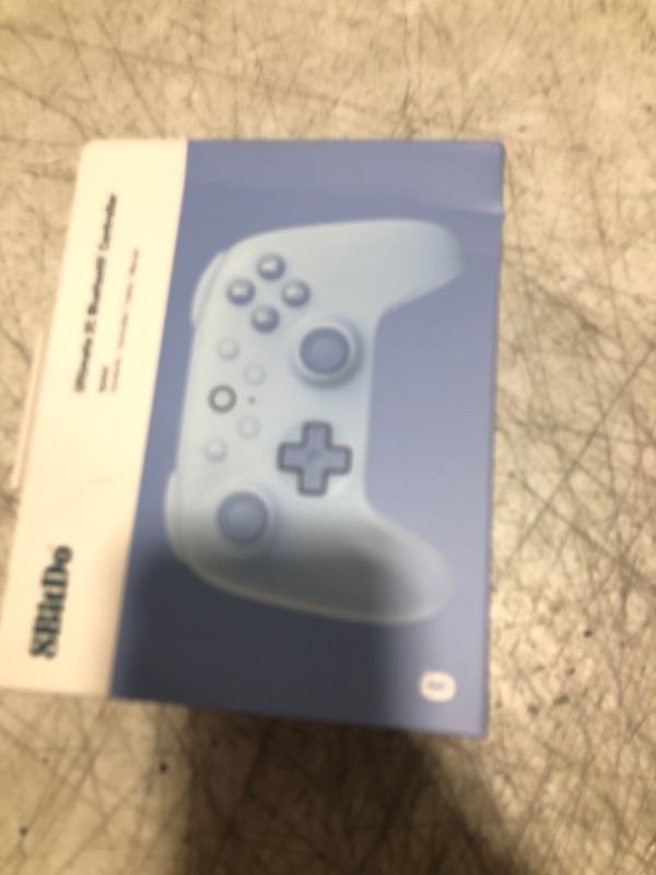Photo 1 of 8BitDo Ultimate 2C Bluetooth Controller for Switch/Switch 2, Wireless Controller with 6-Axis Motion Control, Rumble Vibration, Refined D-Pad and Bumpers, and Hall Effect Joysticks (Blue)