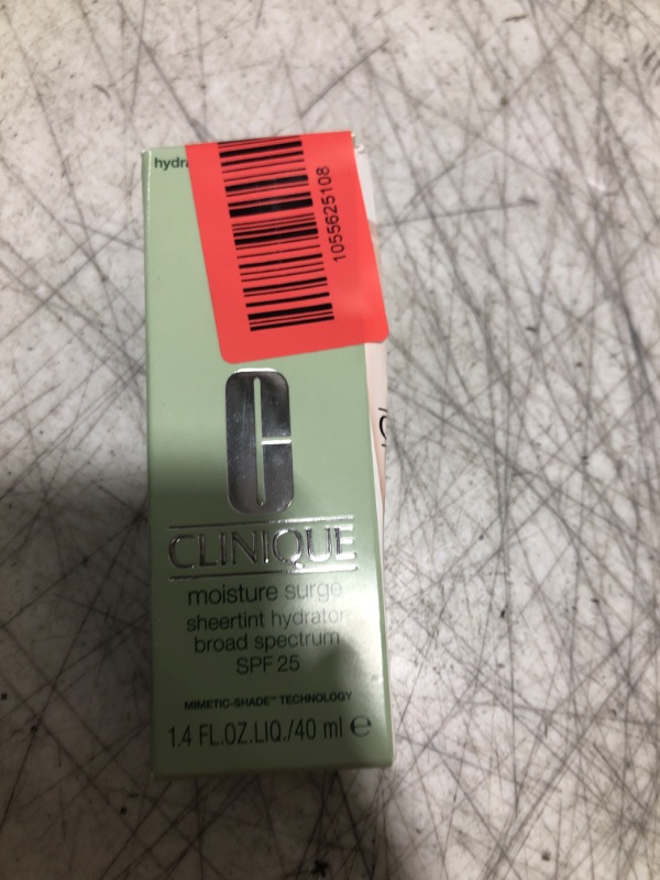 Photo 1 of Clinique Moisture Surge Sheertint Hydrator Hydrating Tinted Moisturizer Broad Spectrum SPF 25 With Hyaluronic Acid + Aloe Water For All Skin Types | Sheer Coverage, Natural Finish, Medium, 1.4 Fl Oz