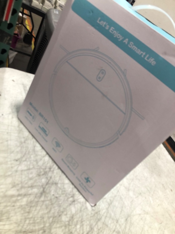 Photo 1 of Robot Vacuum and Mop Combo, 2 in 1 Mopping Robot Vacuum Cleaner with Schedule, Wi-Fi/Voice/App, Strong Suction, Easy of Use, Self-Charging Robotic Vacuum, Slim, Ideal for Hard Floor, Pet Hair, Carpet