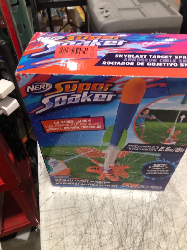 Photo 1 of NERF Super Soaker SkyBlast Target Sprinkler for Kids Outdoor Play – Summer Water Games