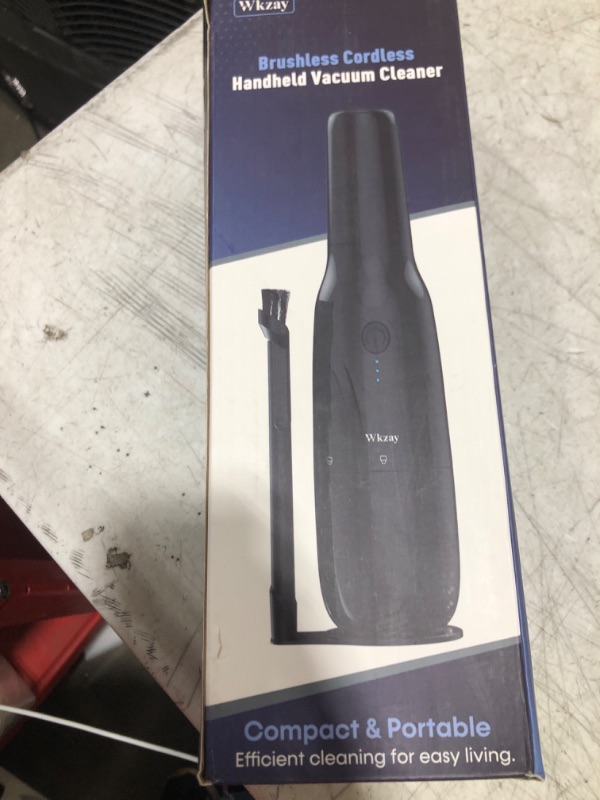 Photo 1 of Wkzay Small Handheld Vacuum Cordless with Brushless Motor – 16,000Pa Strong Suction, Fast Charging, Low Noise, Lightweight and Portable for Home, Apartment, Dorms, Small Spaces