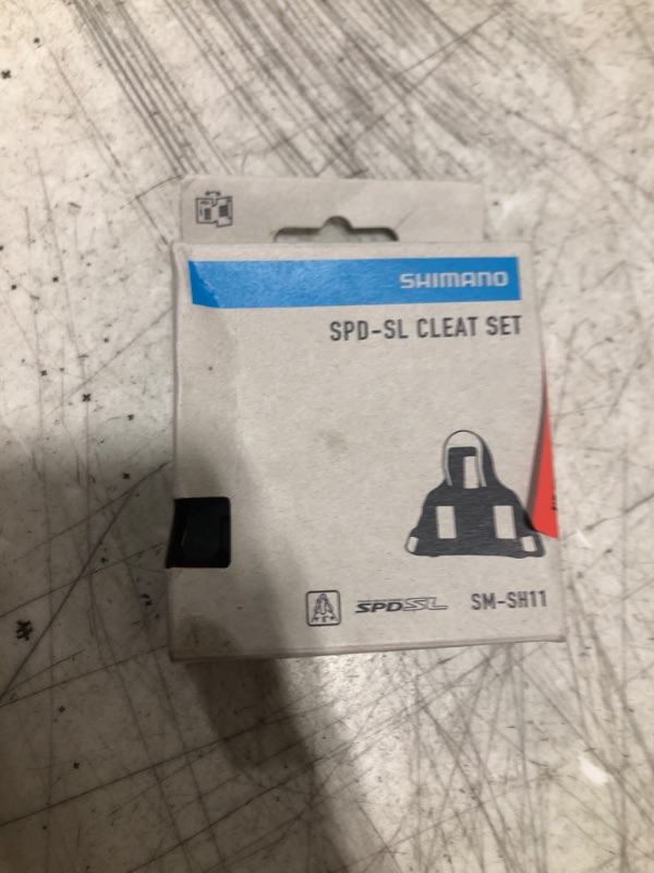 Photo 1 of Shimano SM-SH11 Road SPD-SL Pedal Cleats - 6 Degrees Float - Yellow/Black