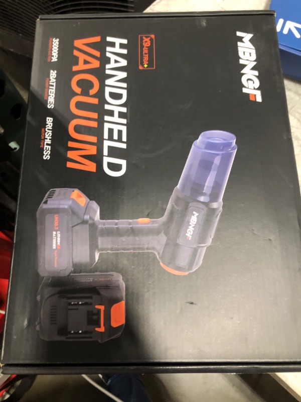 Photo 1 of MBNGF Car Vacuum Portable Cordless(Hide Black)